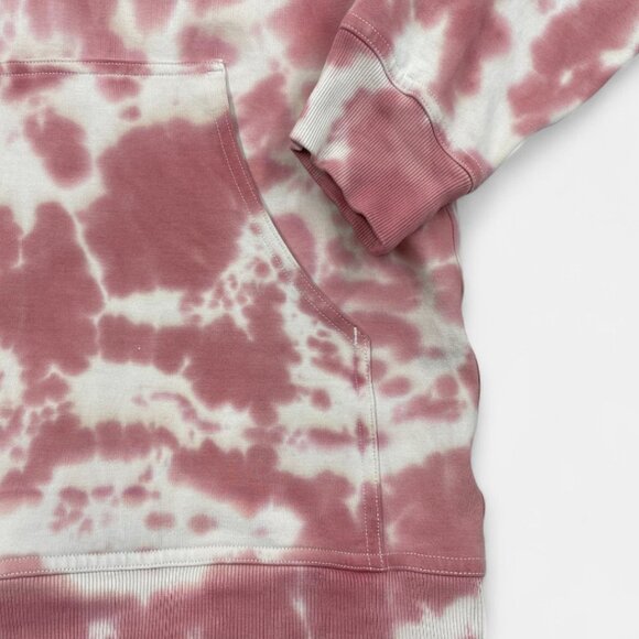 Lululemon Pink White Hooded Tie Dye Camo Hoodie Sweatshirt Pullover Women's 6 - Picture 8 of 13